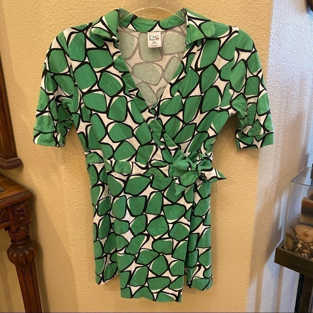 GAPKIDS DVF Green Wrap Romper XXL(14-16)-Fit Small